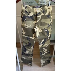 VTG NWT 90s Y2K Allen Schwartz ABS Camo Jeans Green Sz 2 Street Luxe Boutique LA
